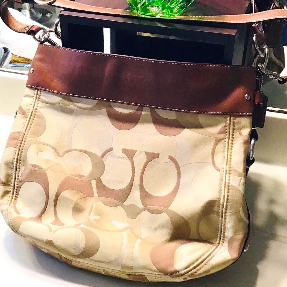 Coach Optic Signature Zoe  L0967 F14710 Preowned